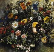 Eugene Delacroix Bouquet of Flowers Spain oil painting artist